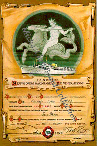 Crossing the Line Certificate